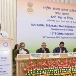 The Minister of State for Home Affairs, Shri Hansraj Gangaram Ahir addressing at the 12th Formation Day of the National Disaster Management Authority (NDMA), in Delhi on September 28, 2016.