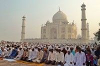 Ramzan namaz, taj mahal ,agra