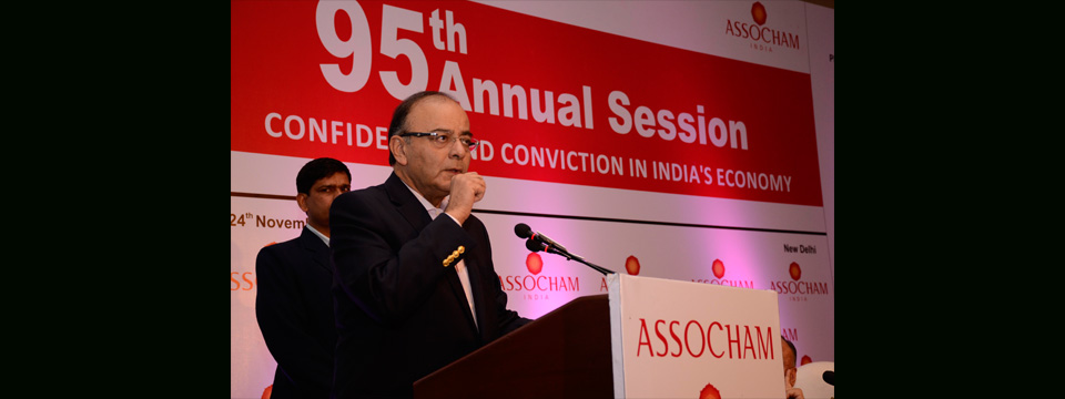 Jaitley bets on Growth for Pay Commission Load 1 ASSOCHAM 95th Annual General Meeting-indianbureaucracy