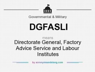 DGFASLI meaning - what does DGFASLI stand for?