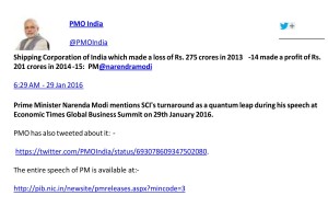narendra-modi-tweet-sci-bbsinha-profit-indianbureaucracy