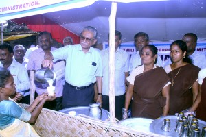 NLC- Free Butter Milk Distribution Stall-indianbureaucracy