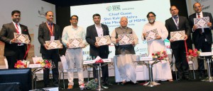 The Union Minister for Micro, Small and Medium Enterprises, Shri Kalraj Mishra releasing the Coffee table book on MSMEs success stories, at the Indias Small Giants Award Function of Indias SME Forum and Business Class 2016, in Mumbai on June 24, 2016.