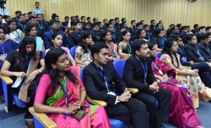IAS Officers of 2014 batch listening to the Prime Minister, Shri Narendra Modi, in New Delhi on August 02, 2016.