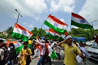 AAP's Student Wing CYSS organised 'Tiranga March'