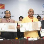 The Minister of State for Communications (Independent Charge) and Railways, Shri Manoj Sinha releasing a Commemorative Stamp on Cub Scouts, in New Delhi on March 30, 2017.