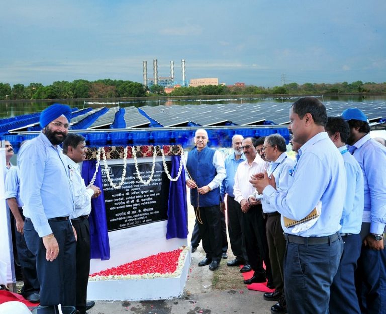 NTPC Floating Solar PV Plant-IndianBureaucracy