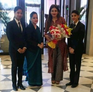 Raveena Tondon at The Ashok-IndianBureaucracy