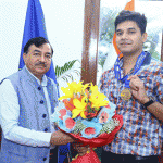 CBDT Chairma facilated to Abhishek Verma