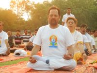 ukhtar Abbas Naqvi participates International Yoga Day