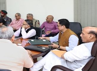 Meeting on status of Border Area Projects
