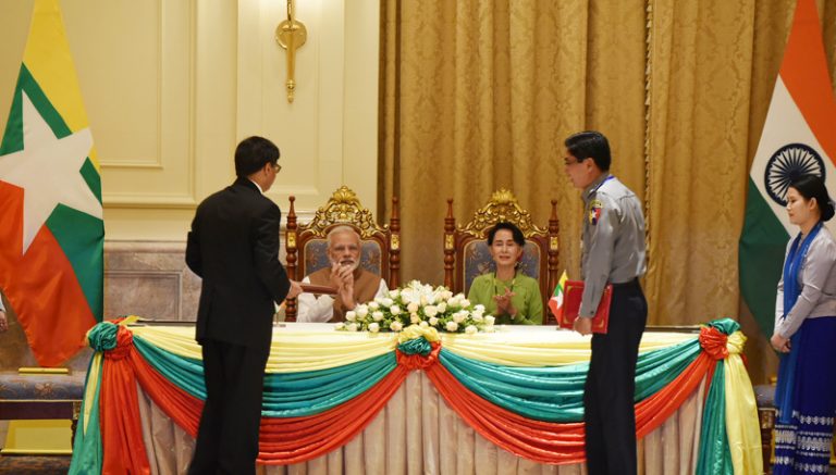 India and Myanmar