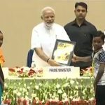PM Modi presents swacchhta awards