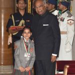 Ram Nath Kovind presenting the National Child Awards