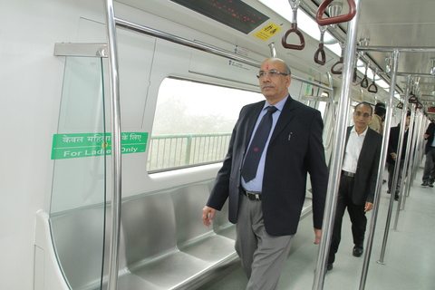 DMRC MD inspects