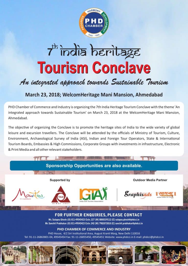 7TH INDIA HERITAGE TOURISM CONCLAVE | An integrated approach towards Sustainable Tourism