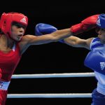 MC Mary Kom and Seema Poonia