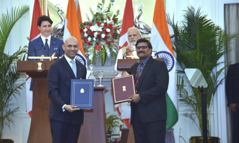 MoU between India and Canada on IPRs