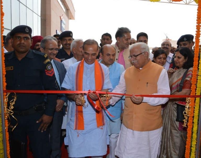 Haryana CM inaugurates IIT Delhi Technopark
