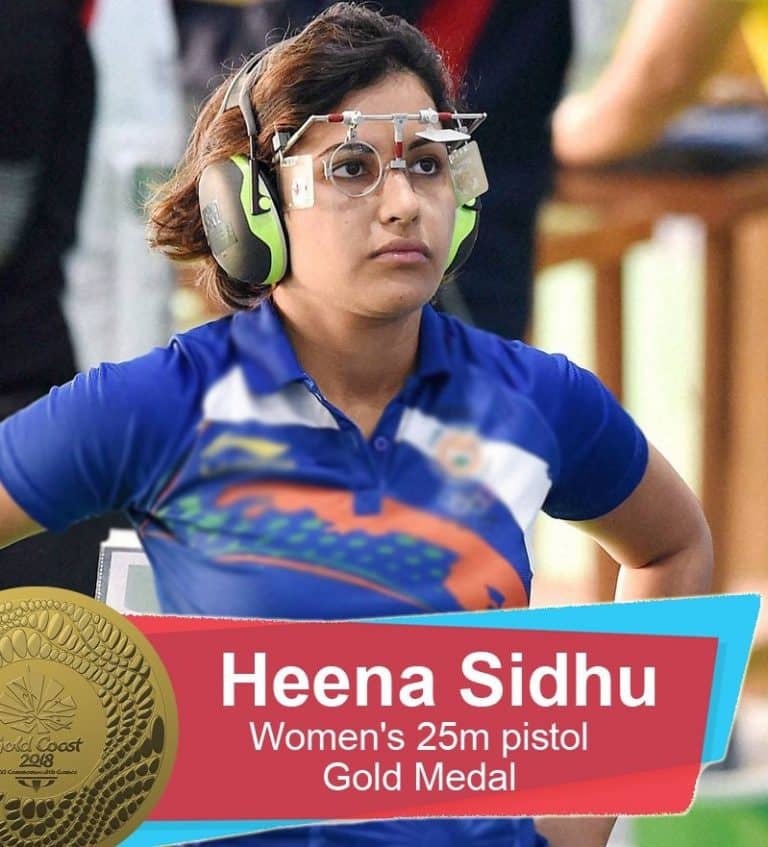 Heena Sidhu wins gold in 25m pistol | Commonwealth Games 2018