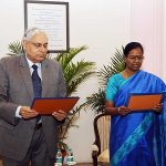 M Sathiyavathy took the oath of office