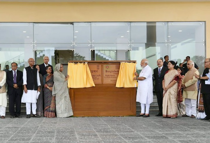 India and Bangladesh jointly inaugurates NBCC built Bangladesh Bhavan