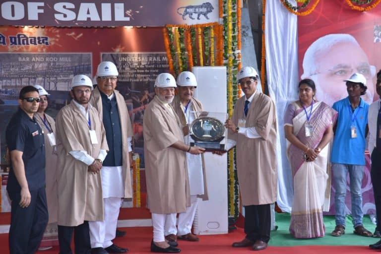 PM dedicates modernized Bhilai Steel Plant
