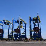 Electrical Rubber Tyred Gantry cranes (e-RTGC)