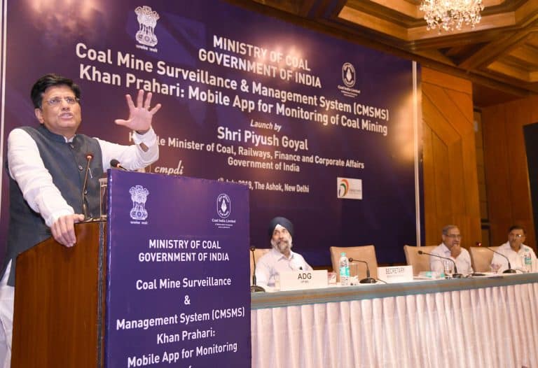 Piyush Goyal launches CMSMS & Khan Prahari App