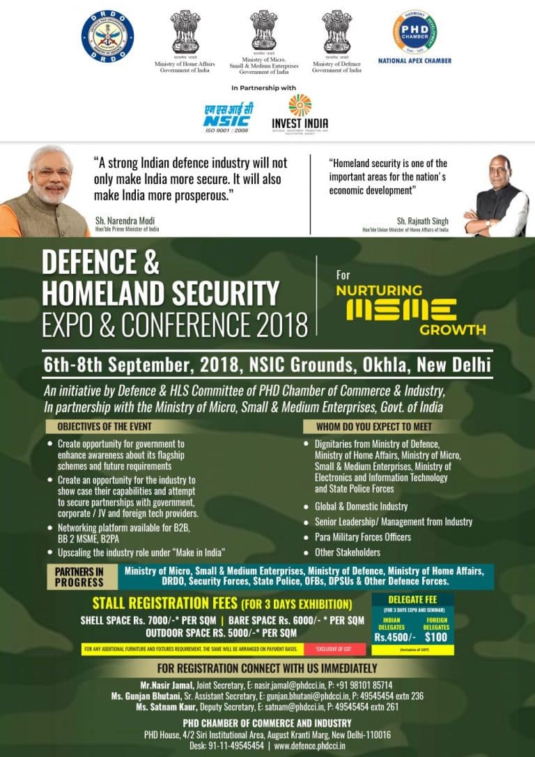 PHDCCI | Homeland Security & Defence Expo 2018