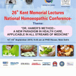 26th Kent Memorial Lectures National Homoeopathic Conference