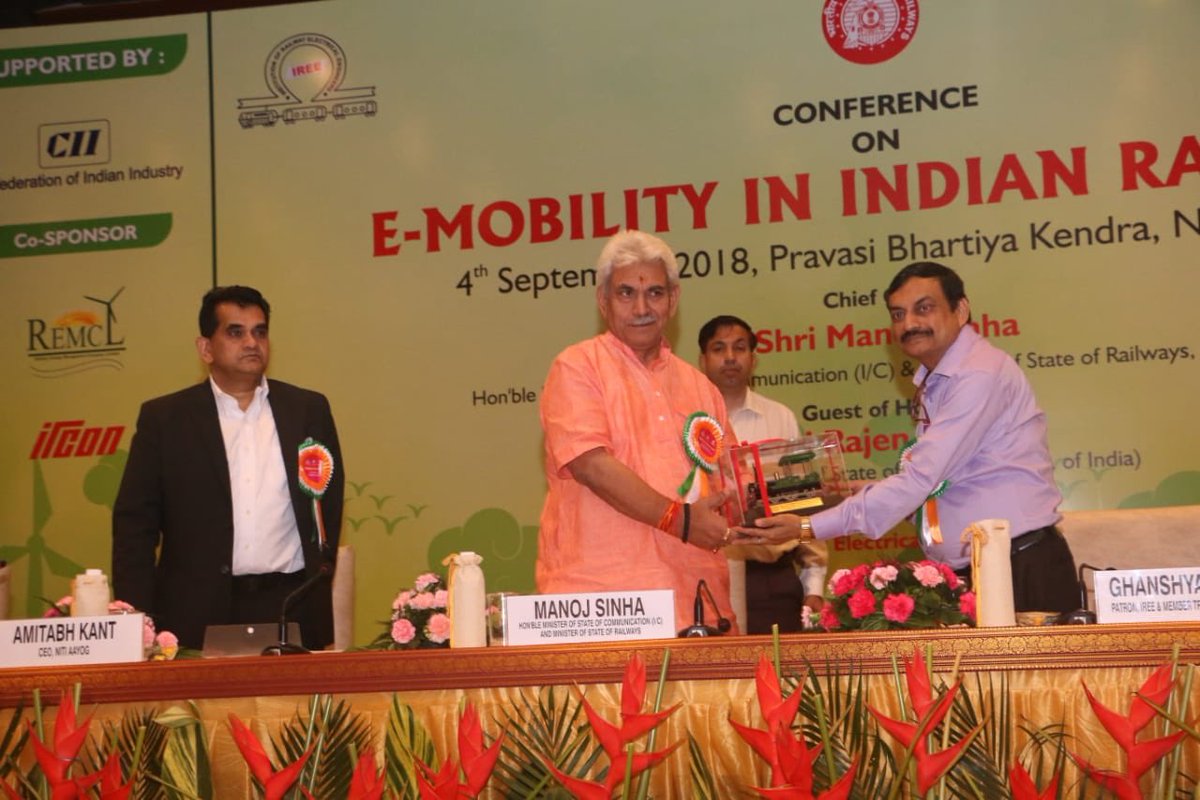 Conference on E- Mobility organised by Indian Railways & NITI Aayog