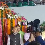 K J Alphons at the inaugration of Tilyar lake Sound and Light Show