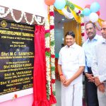 Sports Development Training Hall provided by NLC under CSR