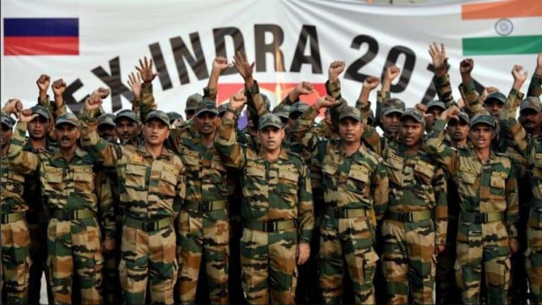 INDO-Russian joint exercise INDRA 2018