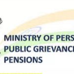 Ministry of Personnel, Public Grievances & Pensions