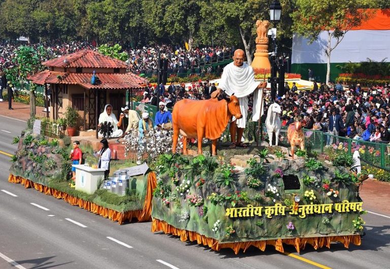 ICAR Republic Day Tableau 'Kisan Gandhi' bags First Prize