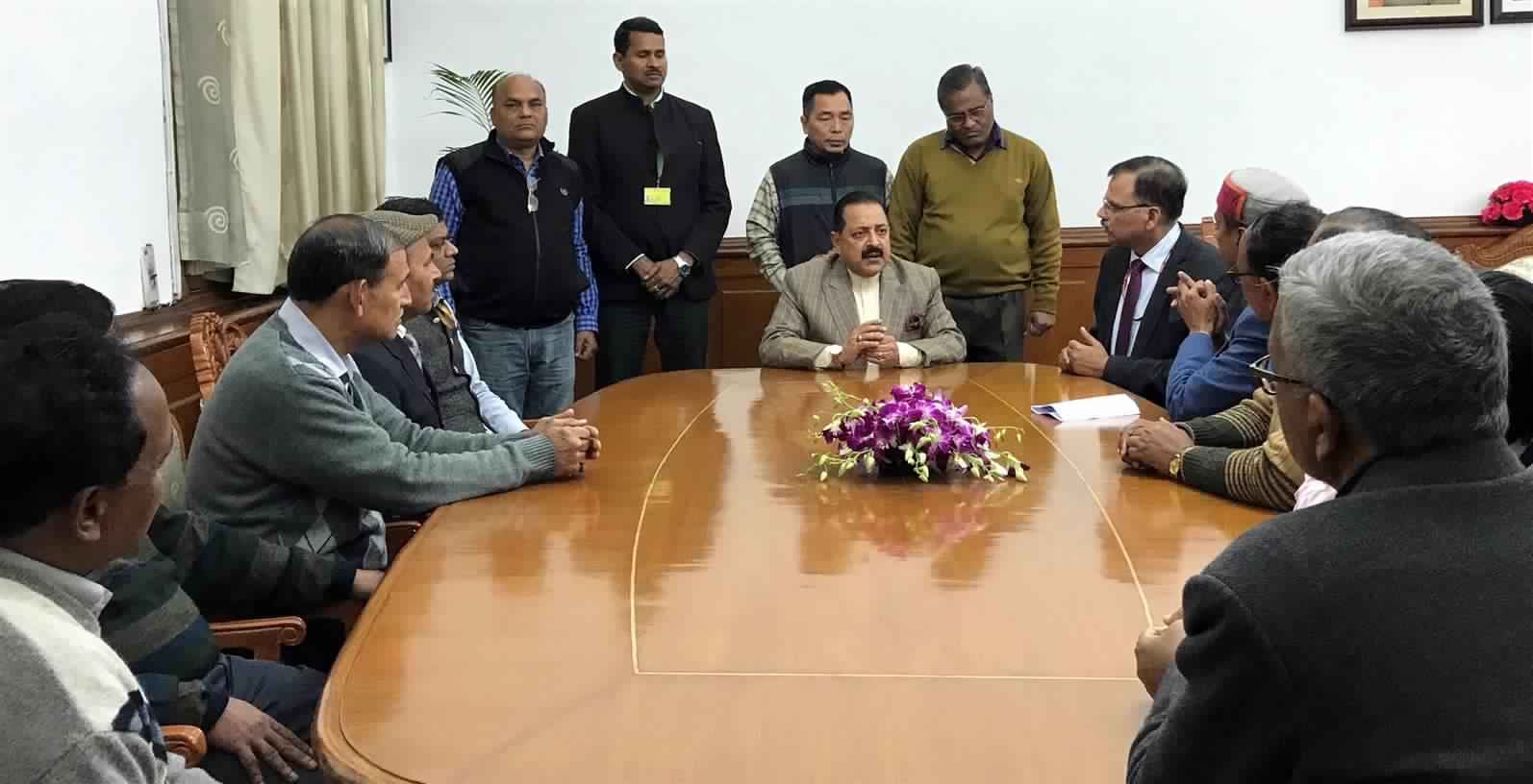 Deputy Secretaries of CSS cadre calls on MoS Dr Jitendra Singh