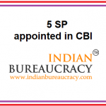DoPT Appointed 5 SP in CBI