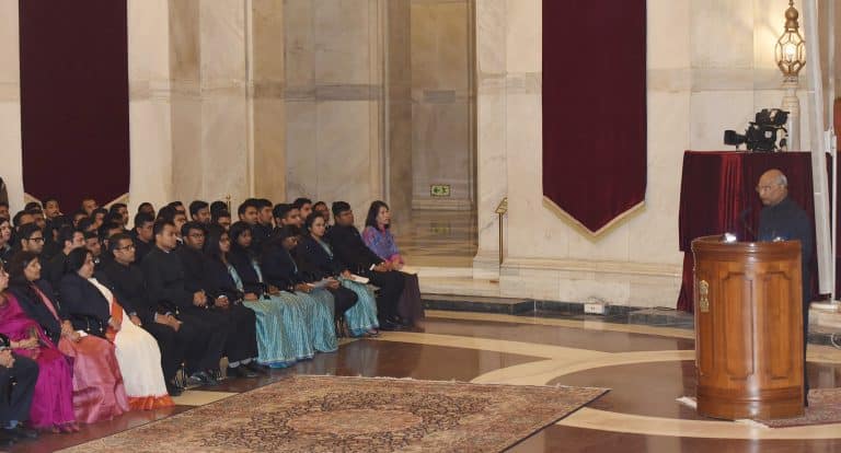 IRS Officer Trainees call on the President