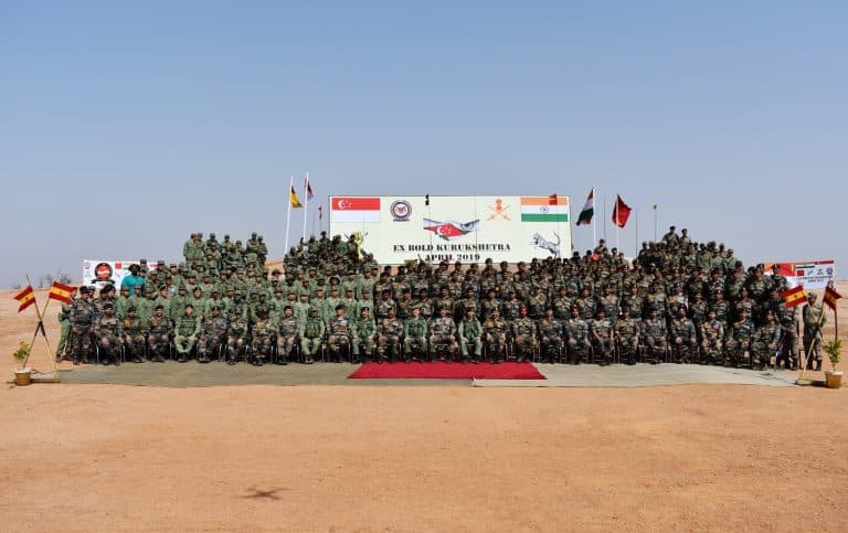 Indo-Singapore Joint Training Exercise Bold Kurukshetra