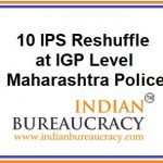 10 IGP Level IPS Transfers in Maharashtra Police