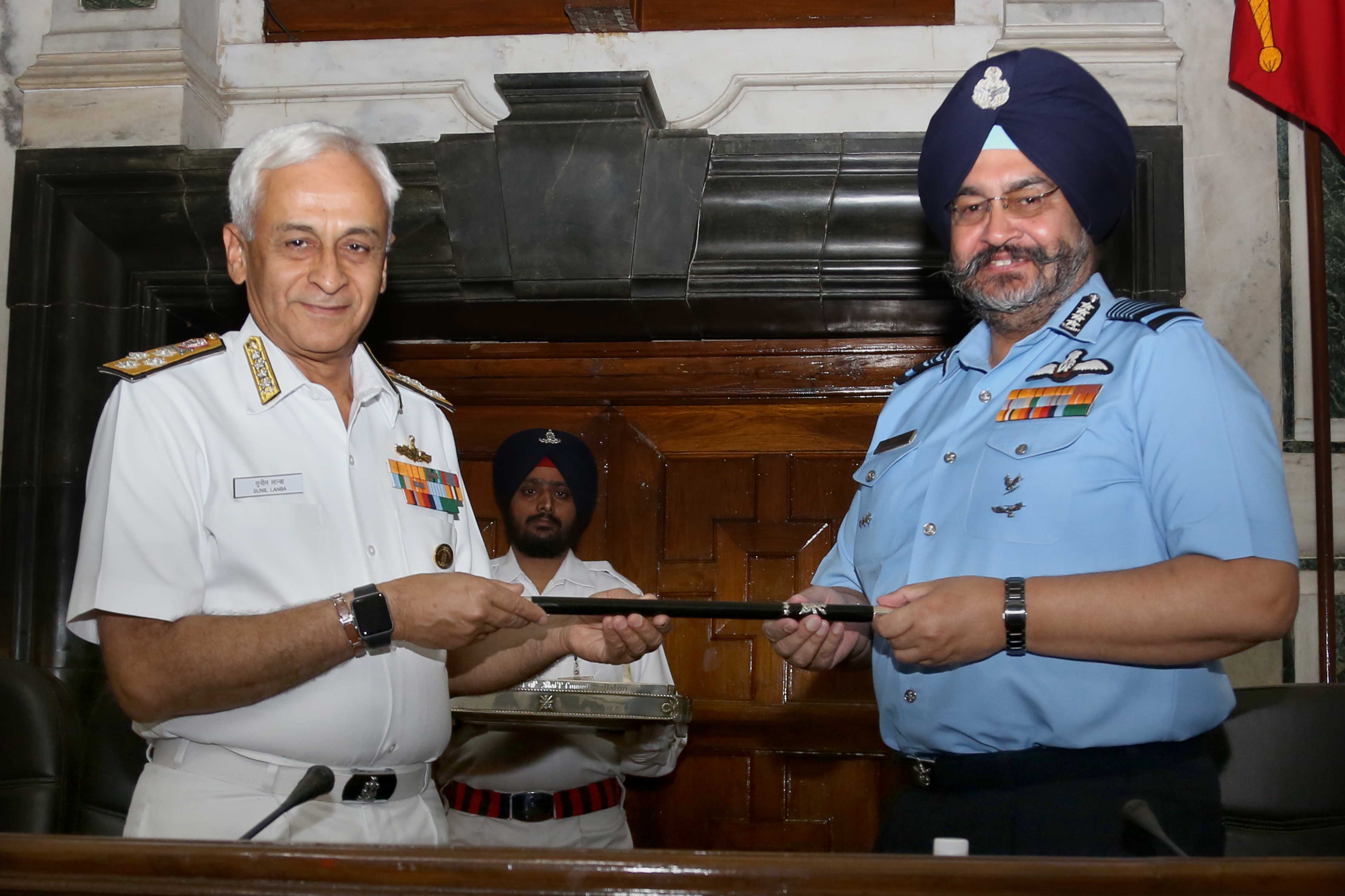 BS Dhanoa receives Baton of Chairman COSC