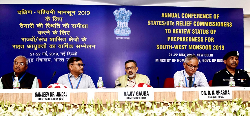 Union Home Secretary Shri Rajiv Gauba calls on States for better preparedness ahead of the South West Monsoon