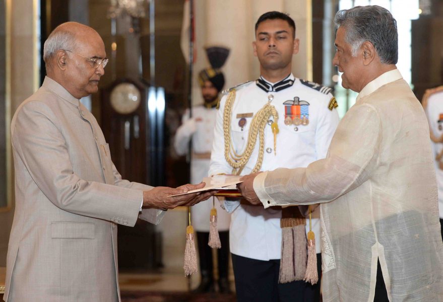 Envoys of Four Nations Present Credentials to President of India