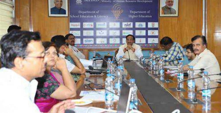 HRD Minister, Dr. Ramesh Pokhriyal ‘Nishank’ chairs review meeting