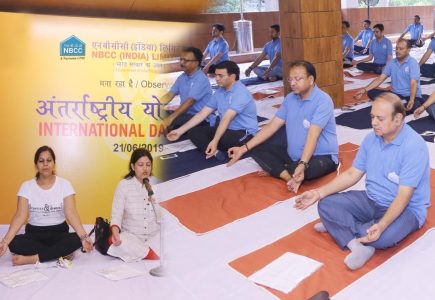 NBCC Observes International Day Yoga