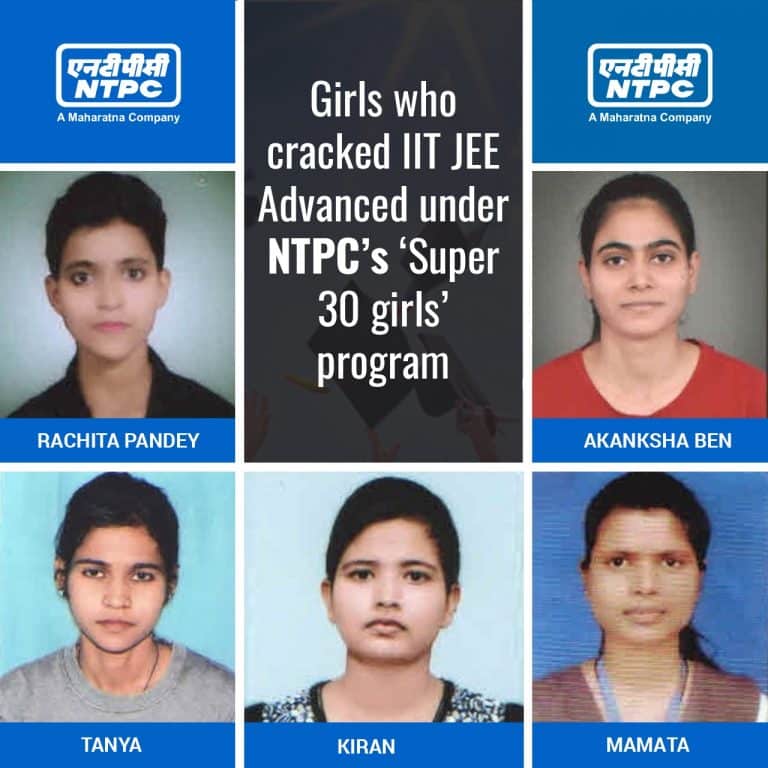 NTPC’s ‘Super 30 Girls’ shine at IIT JEE