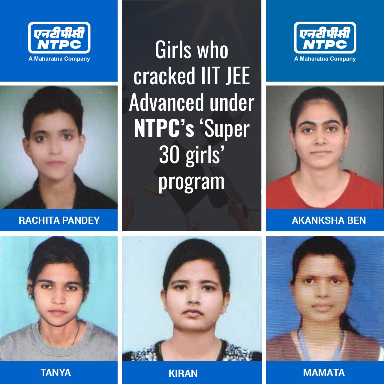 NTPC’s ‘Super 30 Girls’ shine at IIT JEE