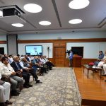 arendra Modi interacting with the Secretaries to the Government of India